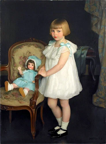 Живопись. Девочки и куклы