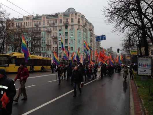 Суровые украинские геи))) с евромайдана