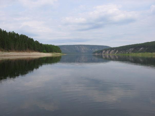 Река Лена. На самодельном плоту