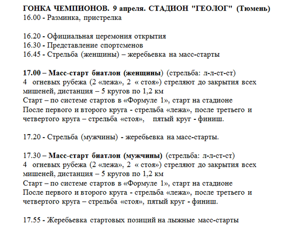 Биатлон сезон 2015/2016. Чемпионат России.