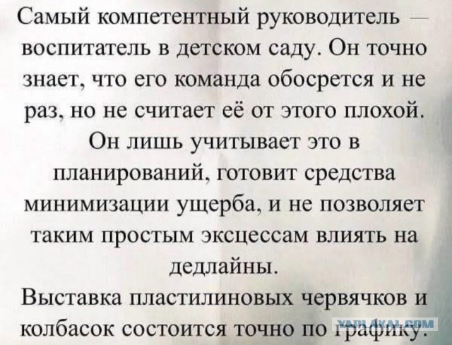 Компетентный руководитель...