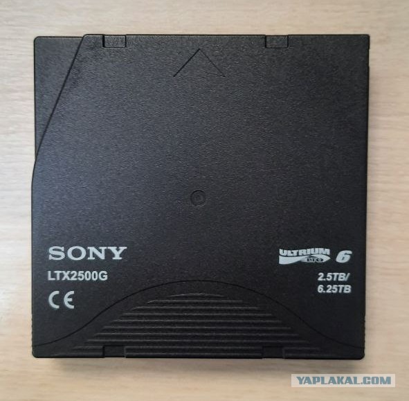 Продаются ленточные картриджи (кассеты) Sony Ultrium LTO6, 6,25TB (2.5Tb native)