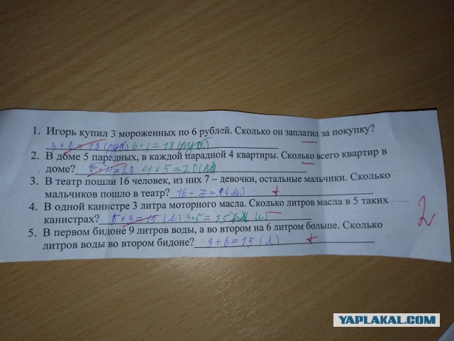 Опять у Вас учитель виноват