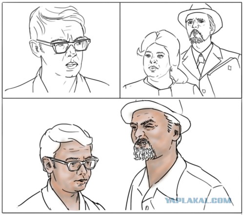 а еще очки надел