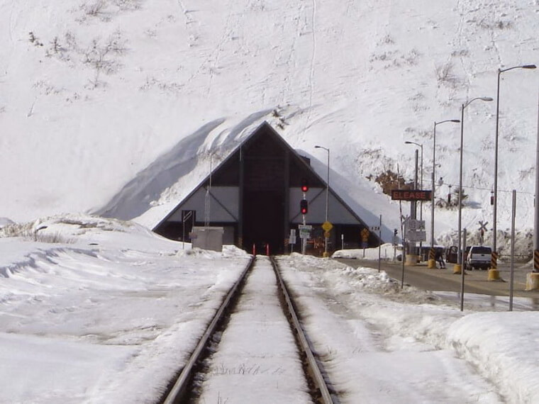 Маленький городок на Аляске