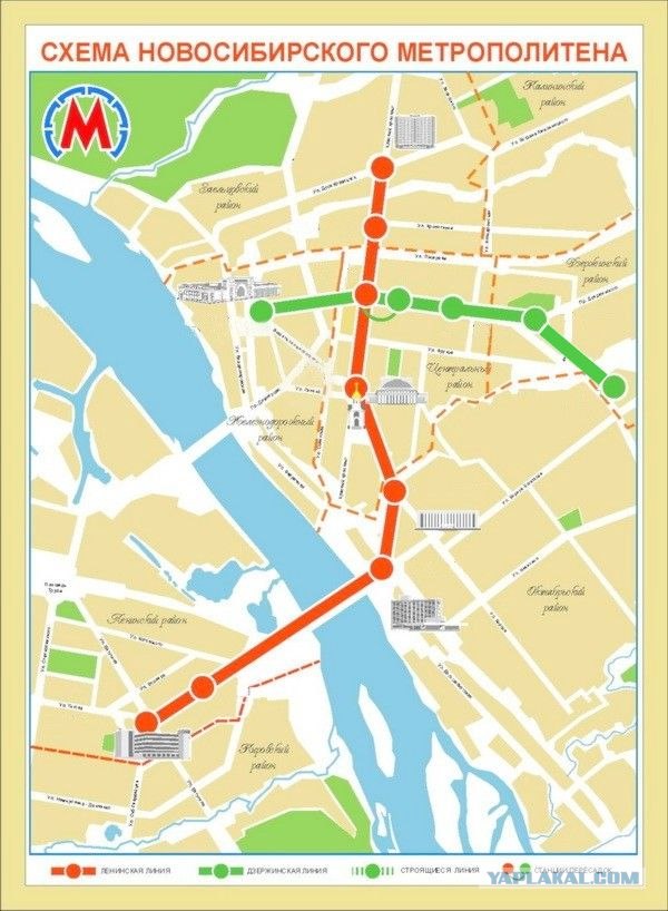 Метрополитен новосибирск схема