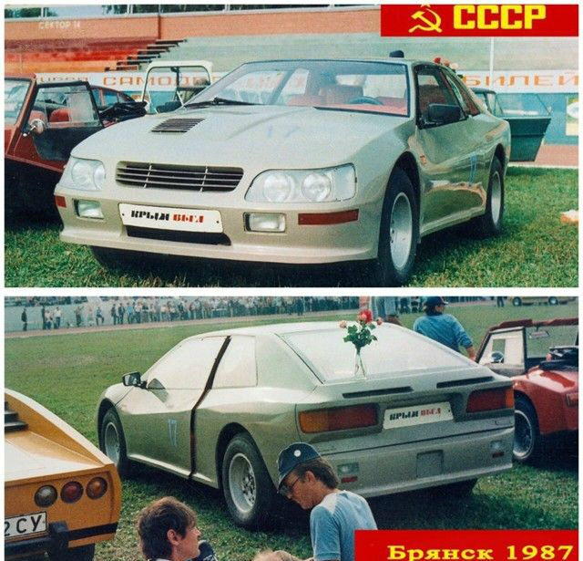 Необычный самодельный автомобиль "Вега-1600GT" из 1980-х
