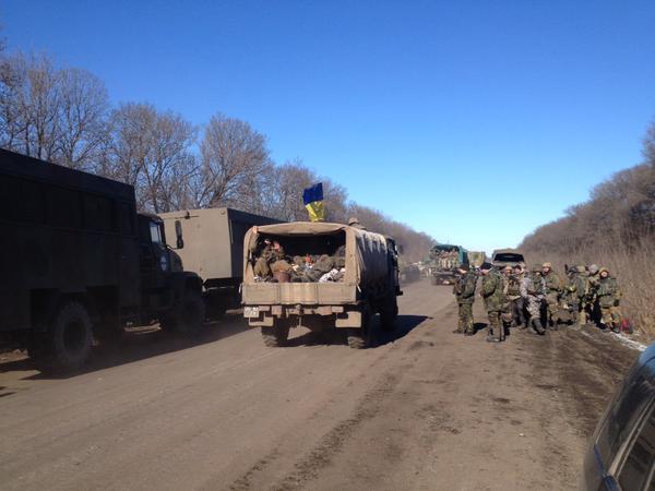Массовая сдача в плен под Дебальцево