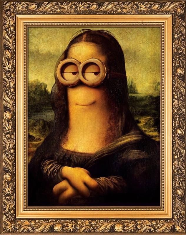 Картина мона лиза мем