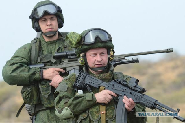 Российские солдаты получат экипировку