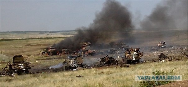 Аэромобильная бригада попала под артобстрел.