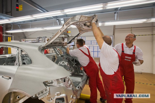 Завод Porsche в Лейпциге: