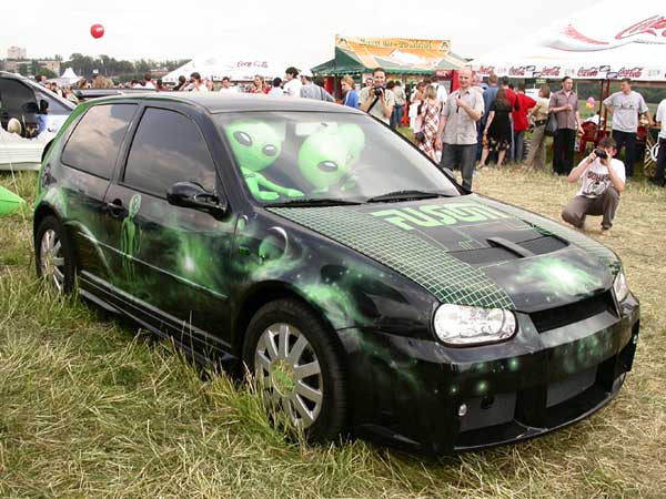 Аэрография автомобиля