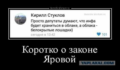 Путин подписал "закон Яровой"