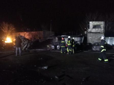 Взрыв на заправке в Кропивницком