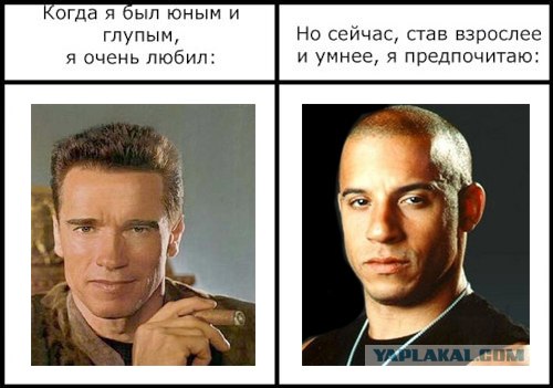 Фотожаба: Когда я был юным и глупым