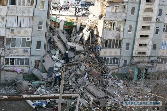 В Астрахани взорвался многоэтажный дом