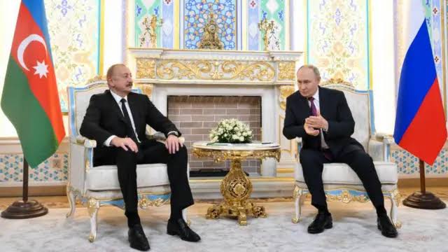 Утро перед встречей Путина и Алиева начиналось так