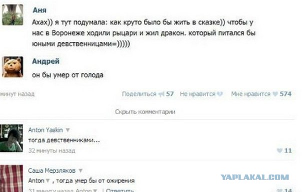 Комментарии, подписи, текстовые приколы