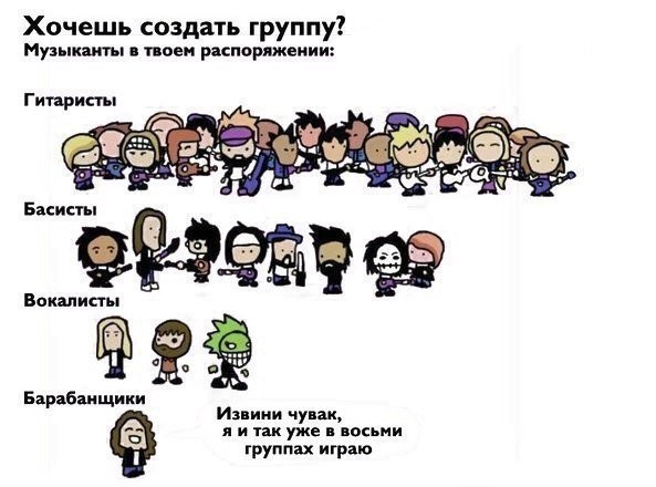 Гитаристка ищет барабанщика