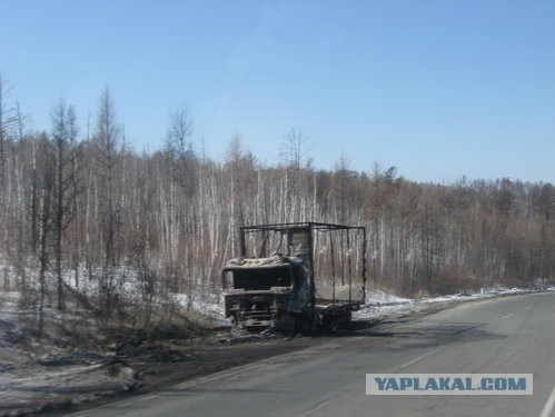 Москва—Сахалин на тягаче МАЗ-5440 (март 2013 года)