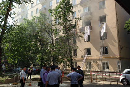 Взрыв газа на Кутузовском в Москве