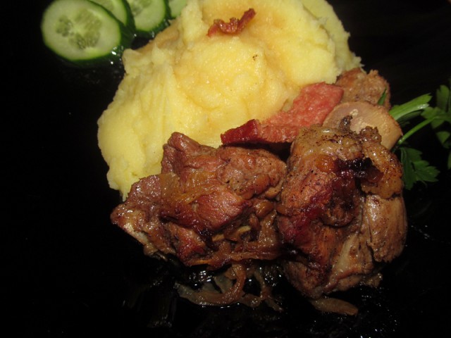 Тавранчук, мясо в квасе