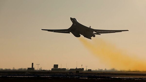 Ночной вылет стратегического ракетоносца Ту-160