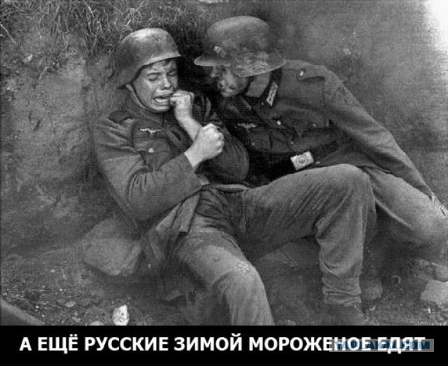 Из писем немецких офицеров: «русские способны сопротивляться власти страха даже с согнутой спиной!..»