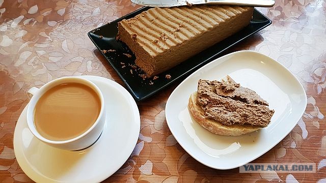 Печеночный паштет со сливочным сыром