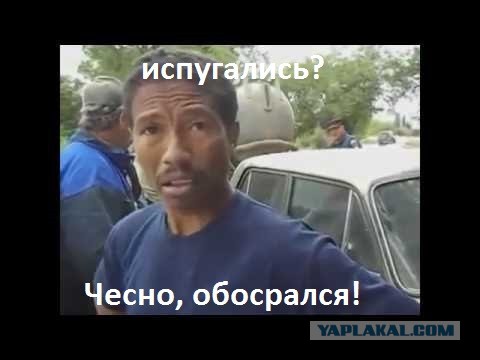 Ему сказали "да не ссы ты, не пристрелим"