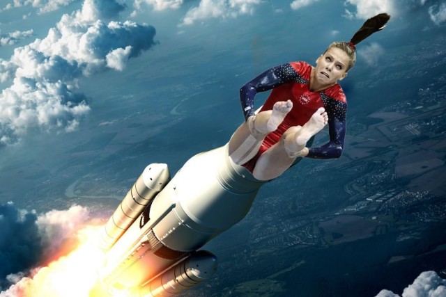 Фотожаба Гимнасточка