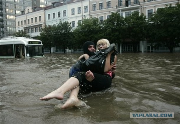 Москву затопило