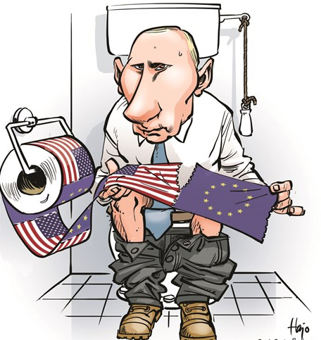 Карикатуры о России.