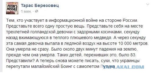 На Украине рухнул Боинг-777 малайзийских авиалиний