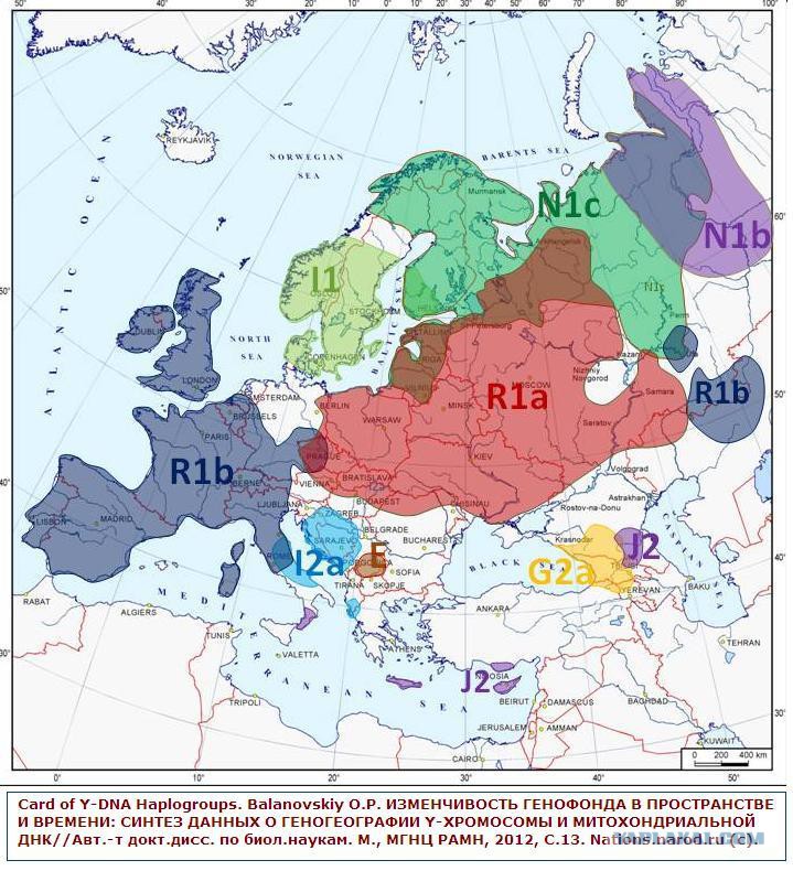 Расселение гаплогрупп в мире карта