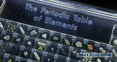 Кофейный столик с периодической таблицей