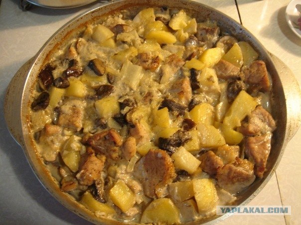 Пятничные грибочки с картошкой от Бомжыка