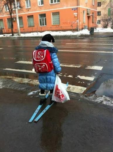 Снега нет, солнца нет, а настроение есть