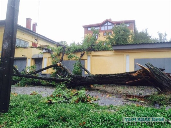 Ночной ураган в Днепропетровске, 24.09.2014.