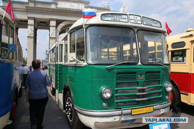 Подъем автобуса ЗИЛ 158...