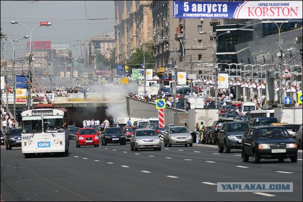 Пожар на Садовом кольце