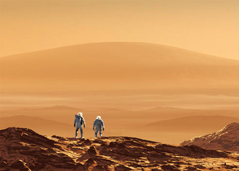 Я видела ходивших по Марсу людей