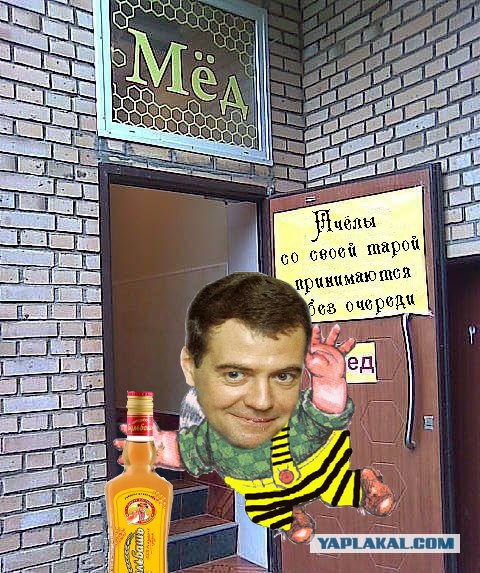 Фотожаба: Хочешь меда - бери с собой медведя