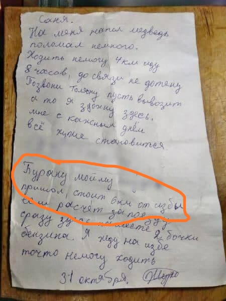 «Саня, на меня напал медведь. Поломал немного. Позвони Толяну, а то я сдохну здесь». История о Выжившем из Красноярского края