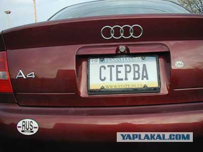 Подборка "русских" номеров в Америке