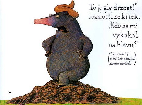 Минирует ходы крота