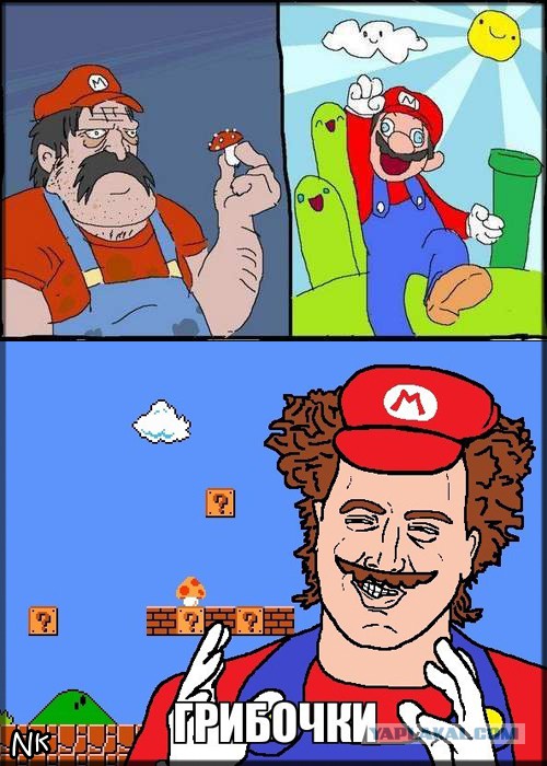 Марио, трансформация