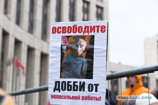 Лучшие плакаты с митинга 24.12