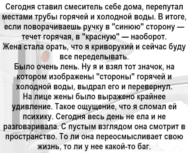 Забытая дома голова